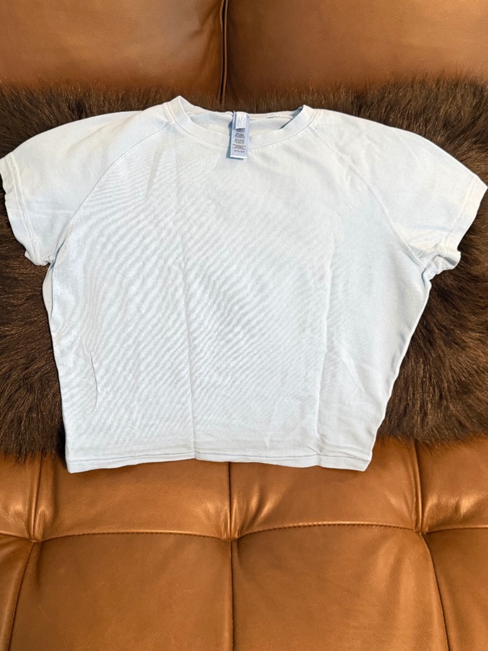 Skims Vintage Cropped Raglan Tee
